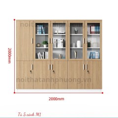 Tủ Hồ Sơ Văn Phòng Gỗ Hiện Đại M1