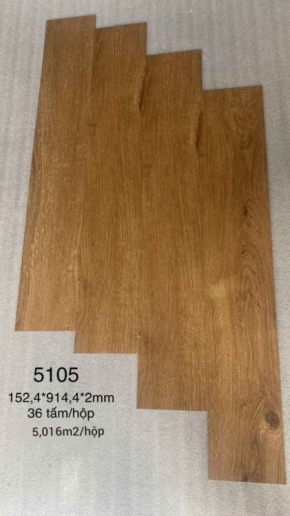 Sàn Nhựa Giả gỗ Korea Vinyl Flooring 5105