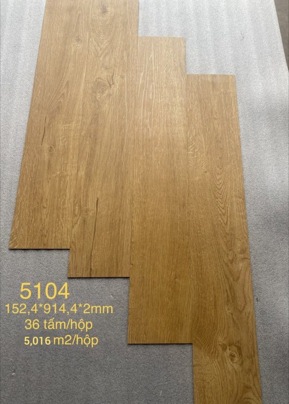 Sàn nhựa vân gỗ vinyl 2mm Korea