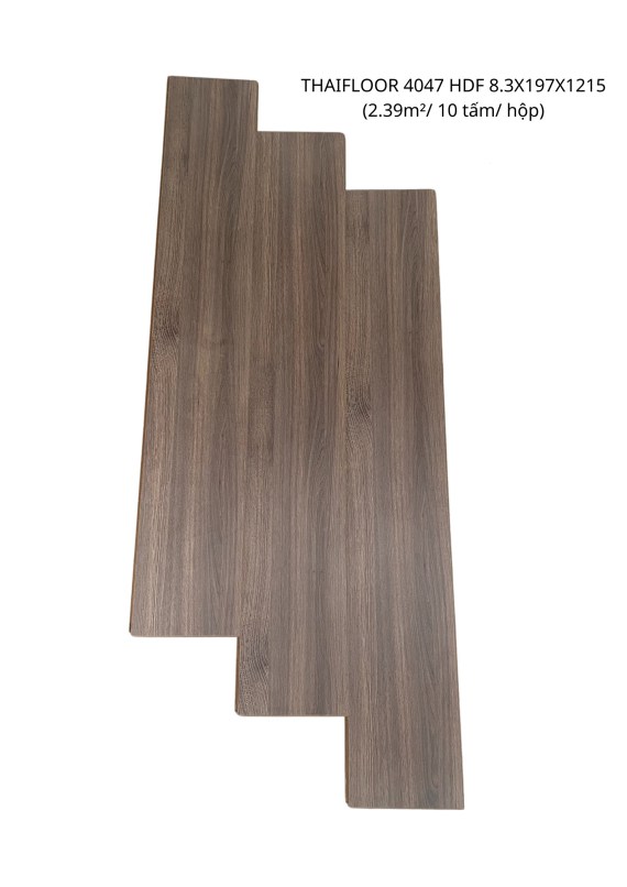 Sàn gỗ công nghiệp, thương hiệu Thai Floor, độ dày 8.3mm. Mã sản phẩm: T4047