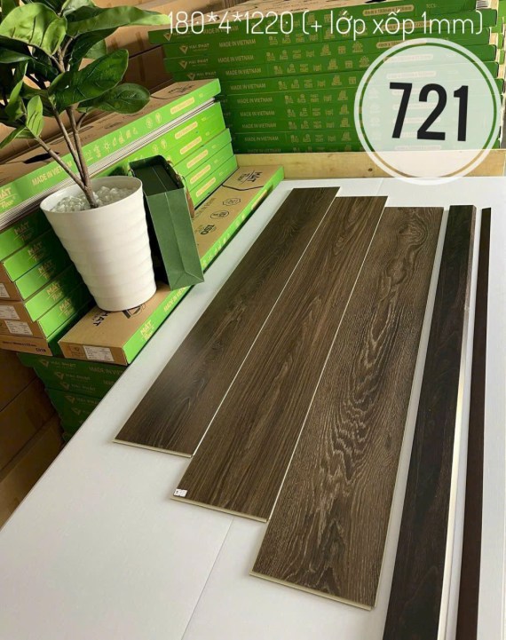 Sàn nhựa giả gỗ 4mm hèm khóa Matfloor