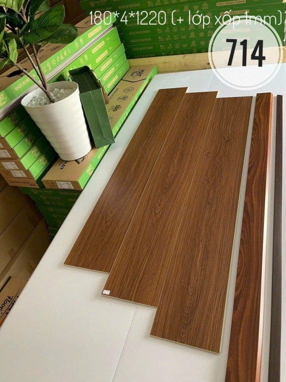 Sàn nhựa hèm khóa Hải Phát-Matfloor 4mm MS720