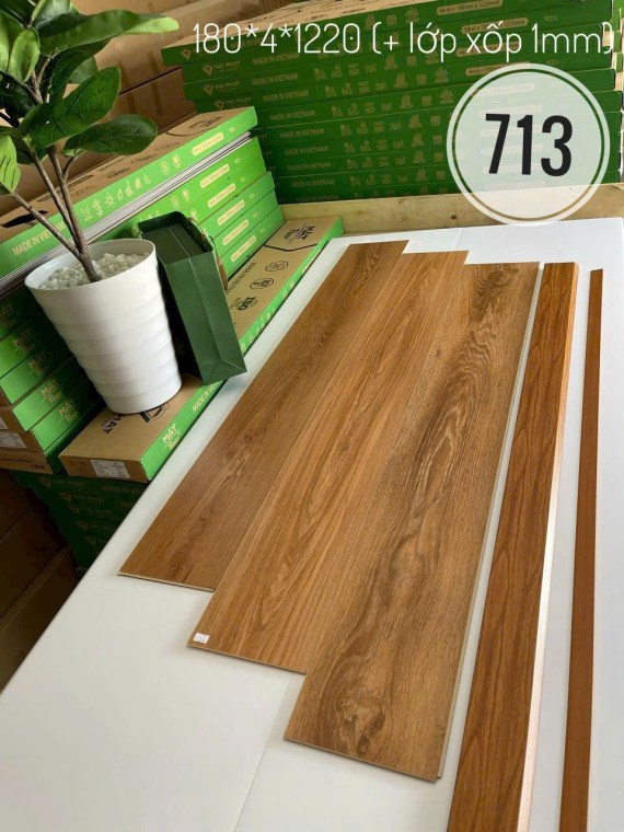 Sàn nhựa hèm khóa Hải Phát-Matfloor 4mm MS720