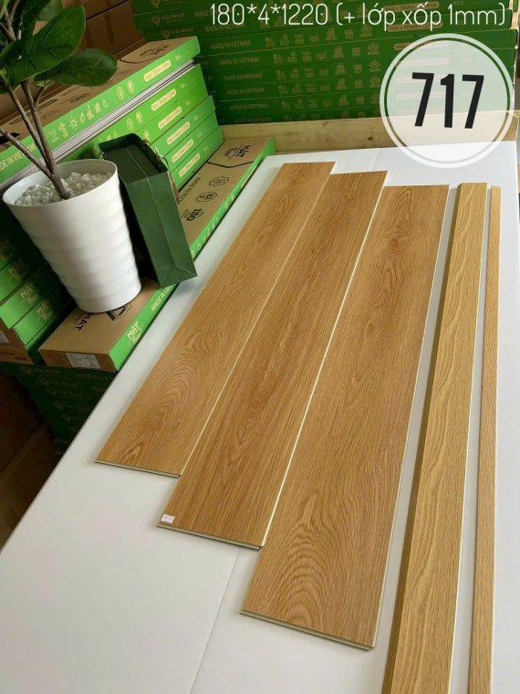 Sàn nhựa hèm khóa Hải Phát-Matfloor 4mm MS720
