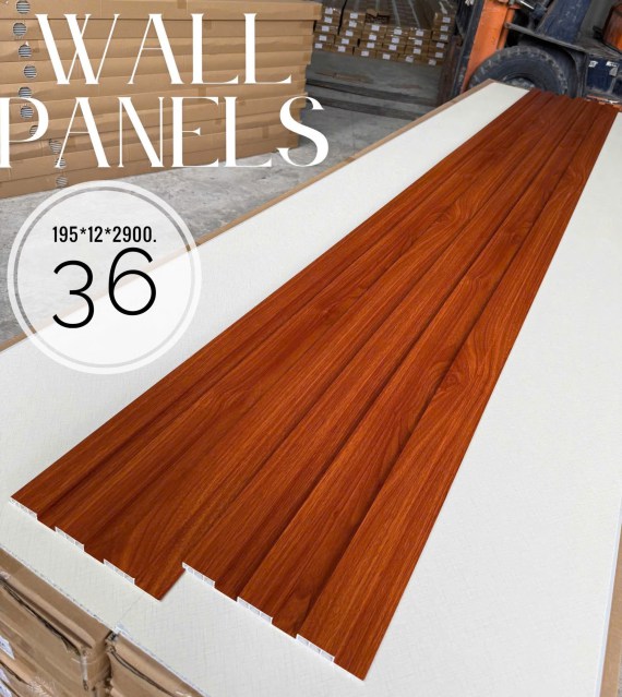 Tấm nhựa ốp tường lam 3 sóng thấp 12mm