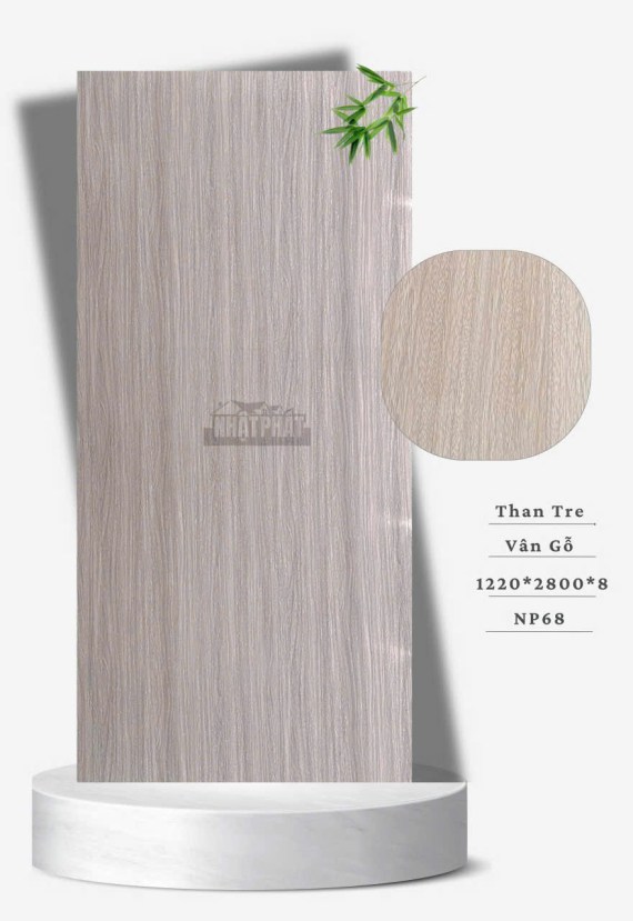 Tấm Ốp Than Tre Vân Gỗ 8mm