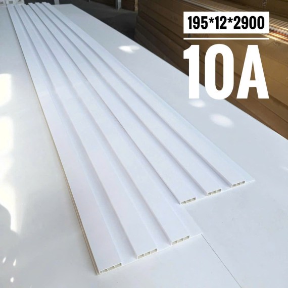 Lam nhựa ốp tường 3 sóng thấp 12mm mã màu 10A