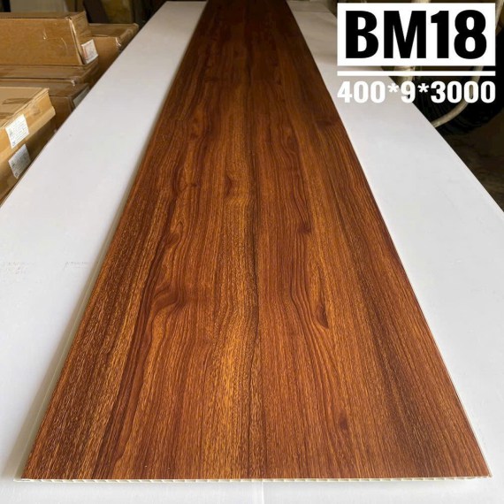 Tấm nhựa ốp tường nano 9mm vân gỗ